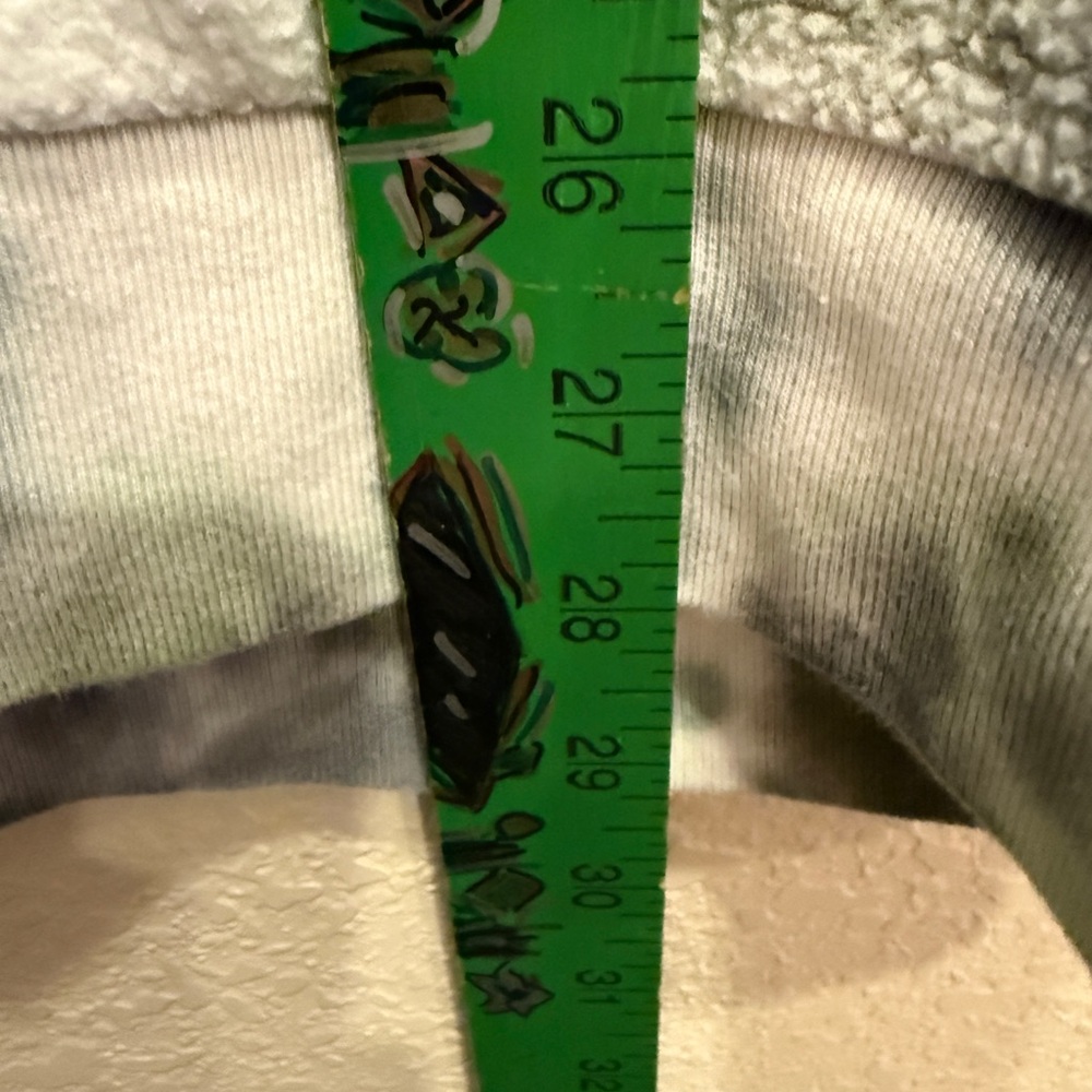 Feat Unisex Tie-Dye Crewneck Blanket Blend Olive and Charcoal Loungewear Sz XL - Picture 10 of 10